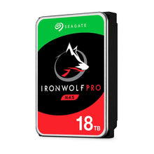 Charger l'image dans la galerie, Seagate IronWolf Pro ST18000NE000 18 TB Disque dur 3.5" 10 To 7200 RPM 256 Mo Serial ATA 6 Gb/s pour NAS
