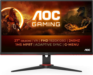 Pack Ecran/PC Gaming Pro - Exclu Client iGamer EPIC -  MSI 110R - Intel Core i7 13th - RX 6900 XT- NVMe 4 To - RAM 32 Go - Win 11 Pro 64 Bits activé - Wifi 6 AX + Ecran AOC Gaming 27G2ZNE 240Hz FHD 27"