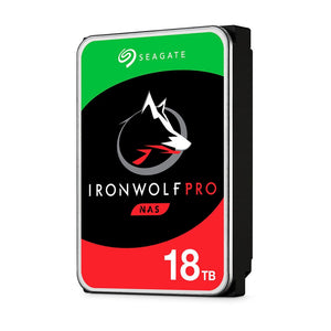 Seagate IronWolf Pro ST18000NT001 18 TB Disque dur 3.5" 10 To 7200 RPM 256 Mo Serial ATA 6 Gb/s pour NAS