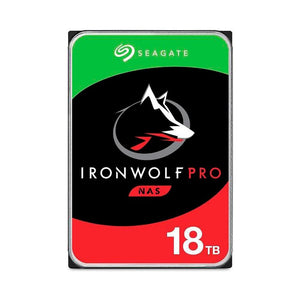 Seagate IronWolf Pro ST18000NT001 18 TB Disque dur 3.5" 10 To 7200 RPM 256 Mo Serial ATA 6 Gb/s pour NAS